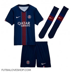 Dres Paris Saint-Germain Khvicha Kvaratskhelia #7 Domáci pre deti 2025-26 Krátky Rukáv (+ trenírky)